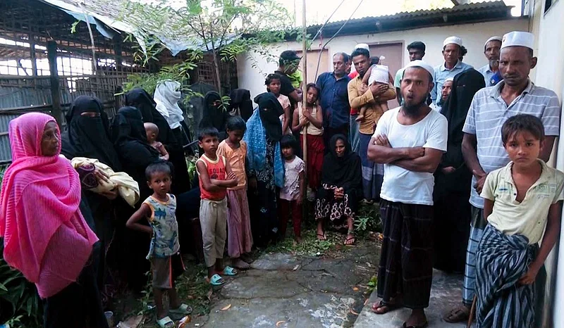 Several Rohingya families taken shelter at camps in Teknaf